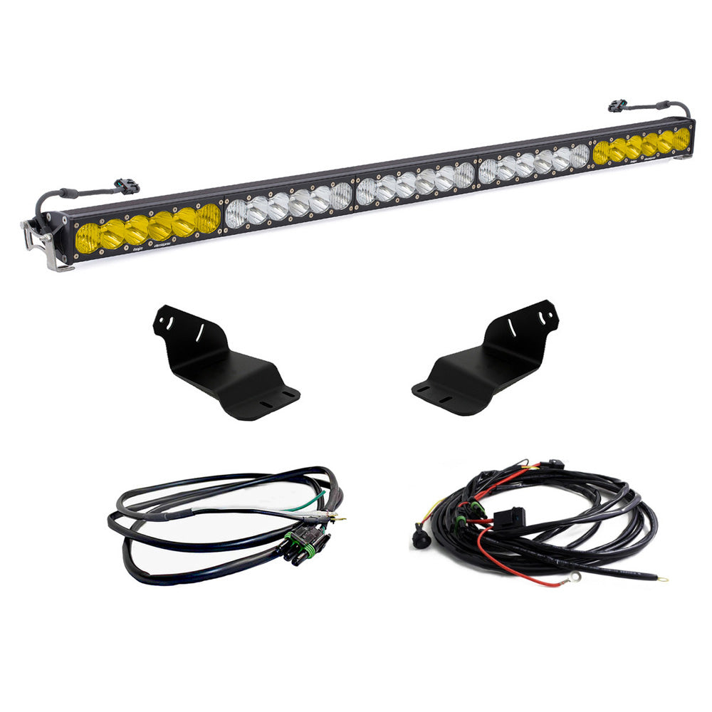 Bronco Roof Light Bar Kit 21-Up Ford Bronco 50 inch Onx6+ Dual Control w/Upfitter Baja Designs 447759UP