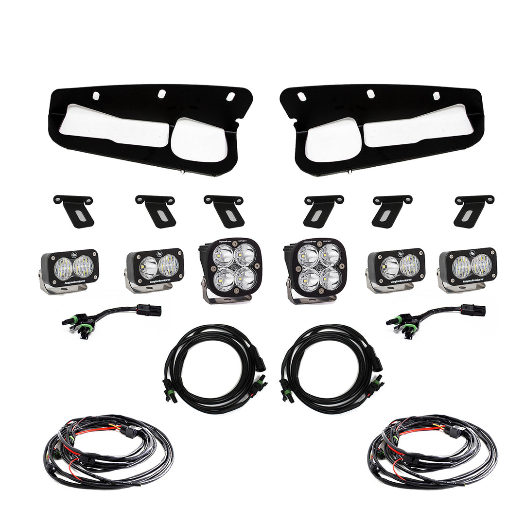 Bronco Fog Pocket Kit 21-Up Ford Bronco Sportsmen Baja Designs 447760