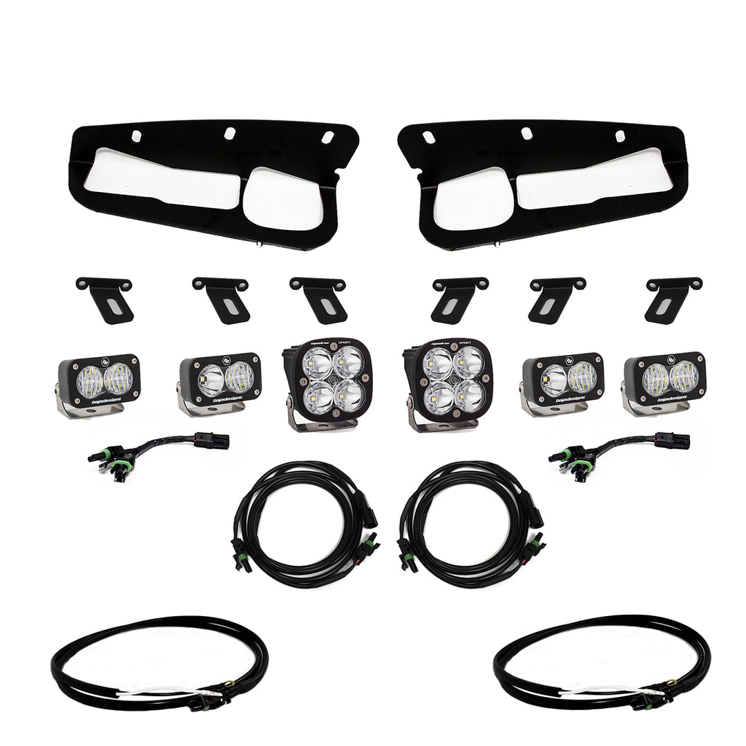 Bronco Fog Pocket Kit 21-Up Ford Bronco Sportsmen w/Upfitter Baja Designs 447760UP