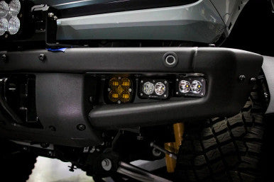 Bronco Baja Amber SAE Fog Pocket Kit 21-Up Ford Bronco w/Upfitter
