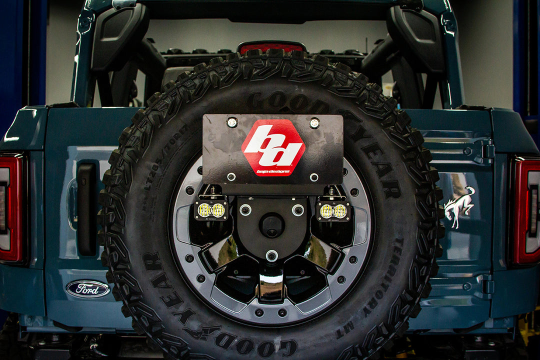 Bronco Dual S2 Sport W/C Reverse Kit w/Lic Plate w/Upfitter 21-Up Ford Bronco