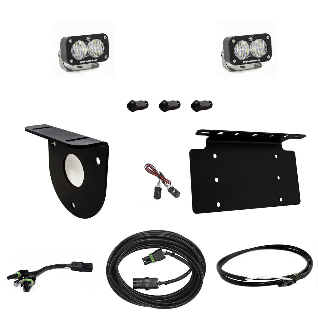 Bronco Dual S2 Sport W/C Reverse Kit w/Lic Plate w/Upfitter 21-Up Ford Bronco Baja Designs 447764UP