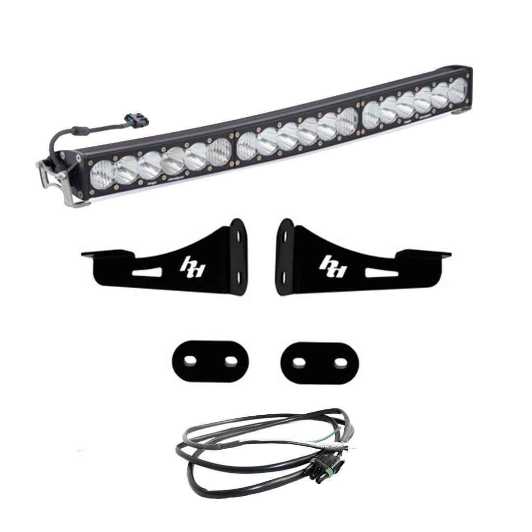 Ford OnX6+ 30 Inch Arc, Front Bumper Kit Ford 2017-2019 F-250/350 (30 Inch) Baja Designs 447788