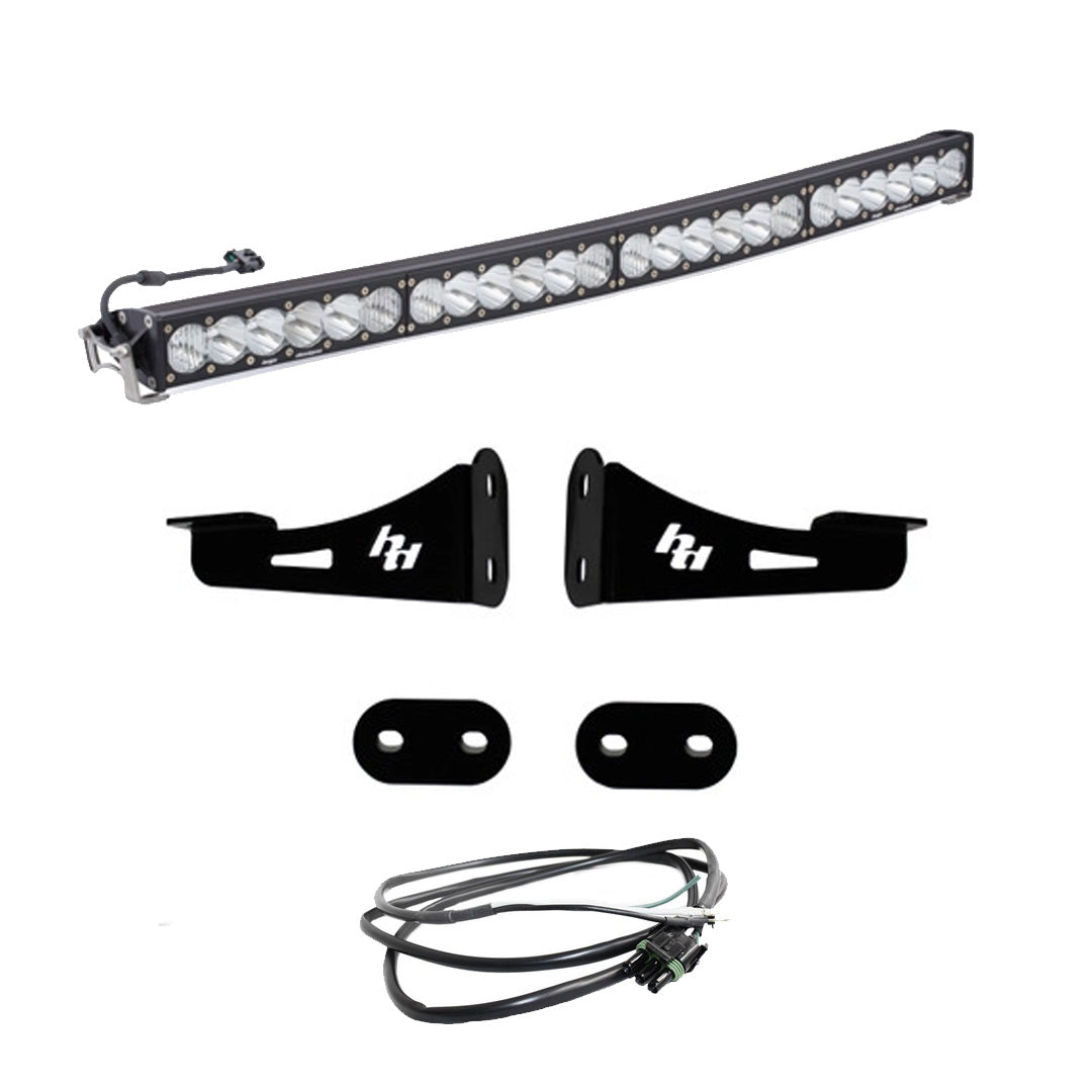 Ford OnX6+ 40 Inch Arc, Front Bumper Kit Ford 2017-2019 F-250/350 (40 Inch) Baja Designs 447789