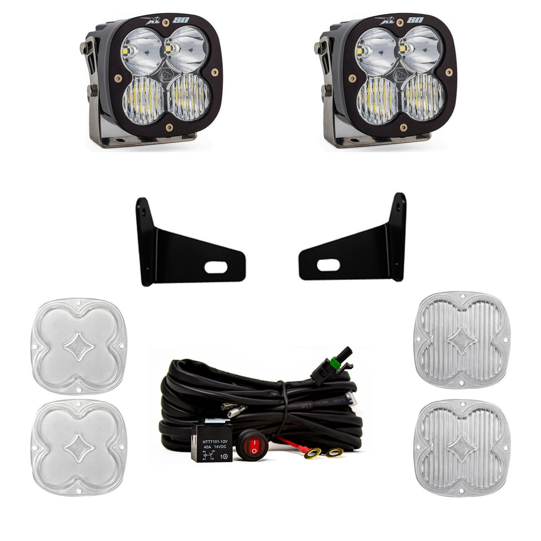 XL80 A-Pillar Kit 17-22 Maverick X3 Driving/Combo Clear Baja Designs 447804