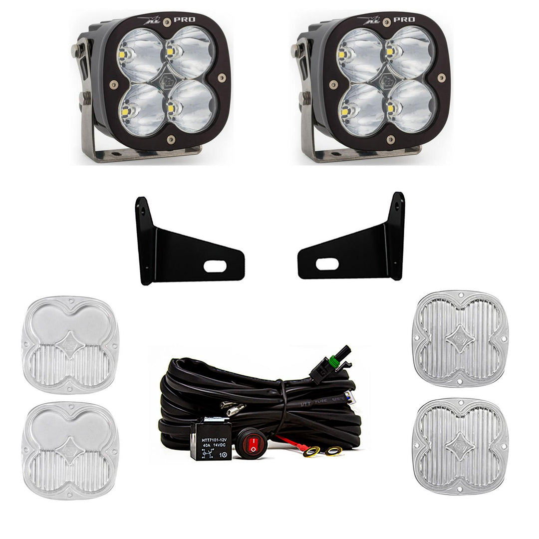 XL Pro A-Pillar Kit 17-22 Maverick X3 Driving/Combo Clear Baja Designs 447805