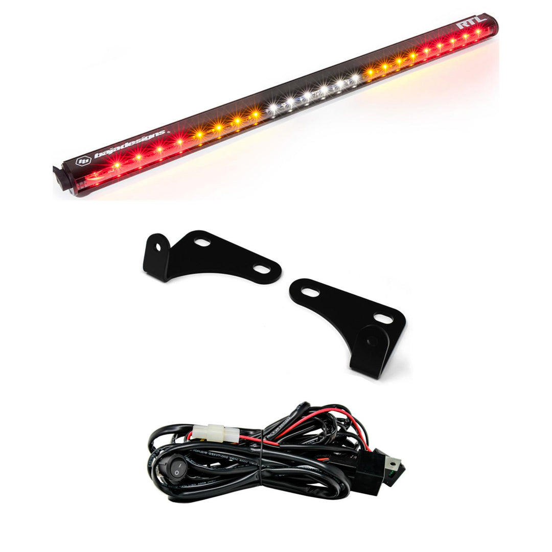 Polaris RZR 15-18 2 Seat 30 Inch RTL Rear Light Bar with Bracket Kit Baja Designs 447811