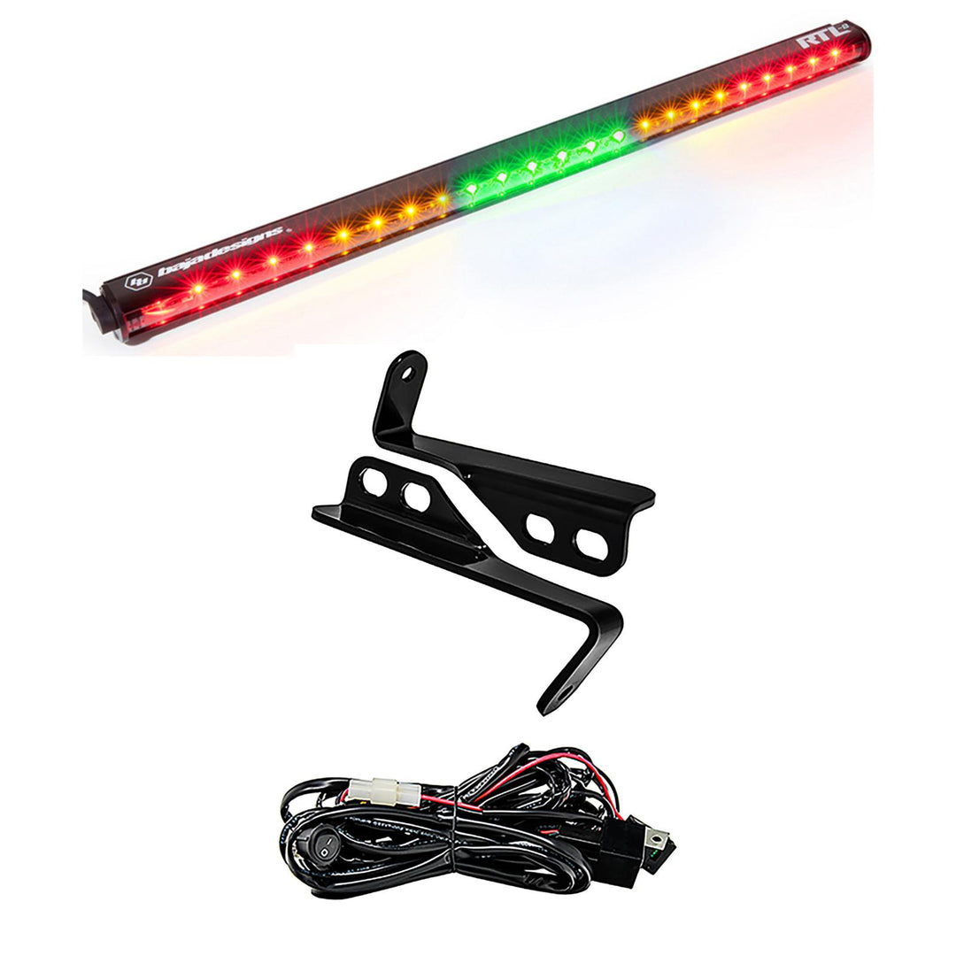 Polaris RZR 15-18 4 Seat 30 Inch RTL-G Rear Light Bar with Bracket Kit Baja Designs 447819