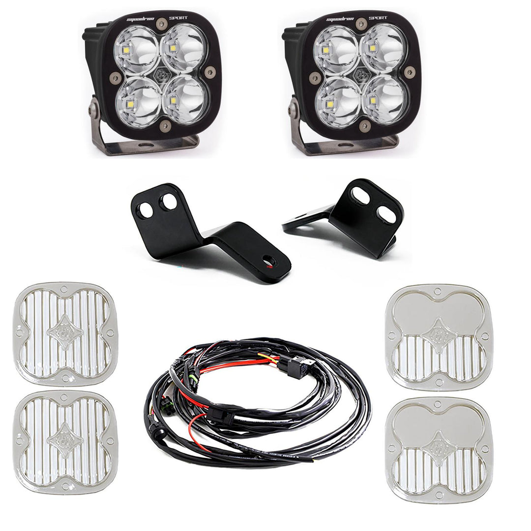 Squadron Sport A-Pillar Kit 18-22 Wildcat XX Driving/Combo Clear Baja Designs 447827