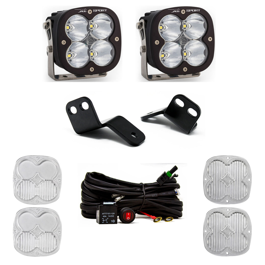 XL Sport A-Pillar Kit 18-22 Wildcat XX Driving/Combo Clear 447829