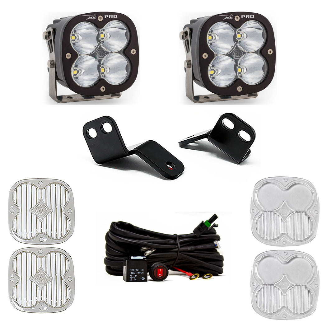 XL Pro A-Pillar Kit 18-22 Wildcat XX Driving/Combo Clear 447830