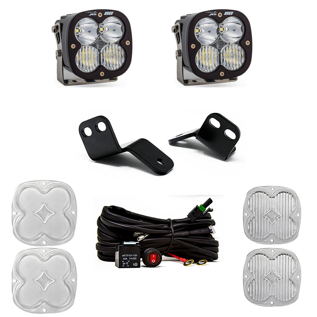 XL80 A-Pillar Kit 18-22 Wildcat XX Driving/Combo Clear Baja Designs 447831