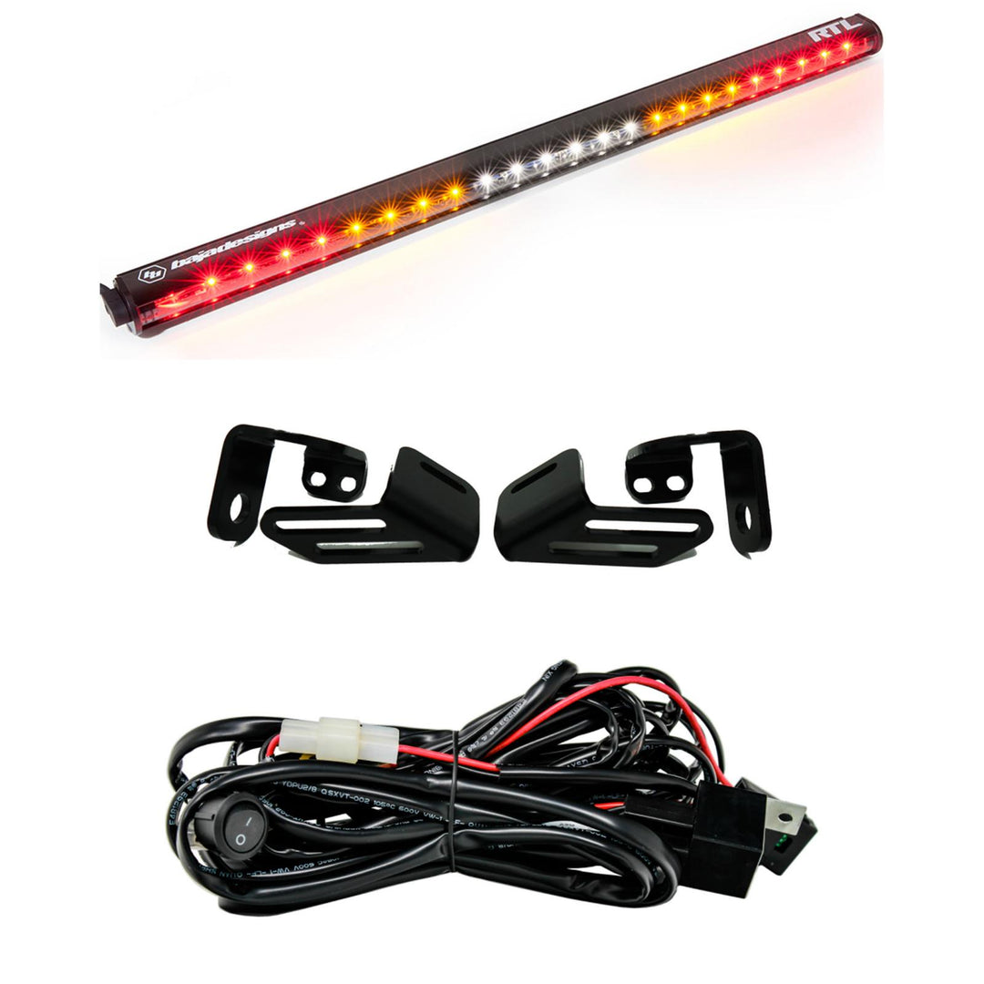 RTL 30 inch Rear Tail Light Kit 18 Wildcat XX No Turn Signal Clear Baja Designs 447832