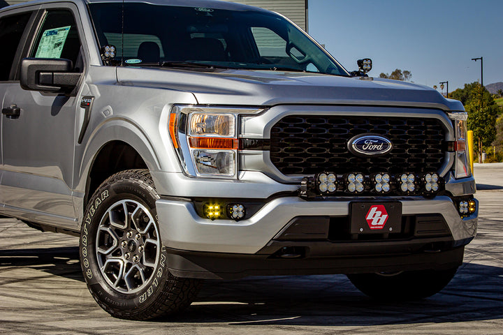 Ford, F150, (21-On), FPK, SAE Baja Amber/Pro DC, Up w/ DRL