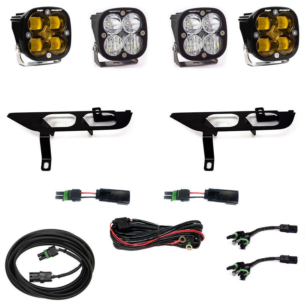 Ford, F150, (21-On), FPK, SAE Baja Amber/Pro DC w/ DRL 447868