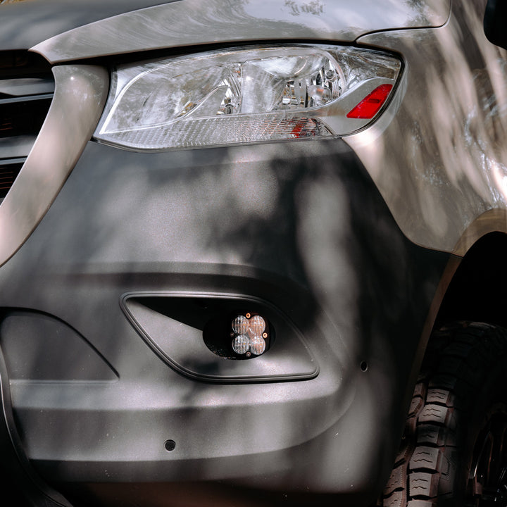 Squadron Pro Fog Pocket Kit 19-24 Sprinter 1500/2500/3500 (Wide Cornering; Baja Amber)