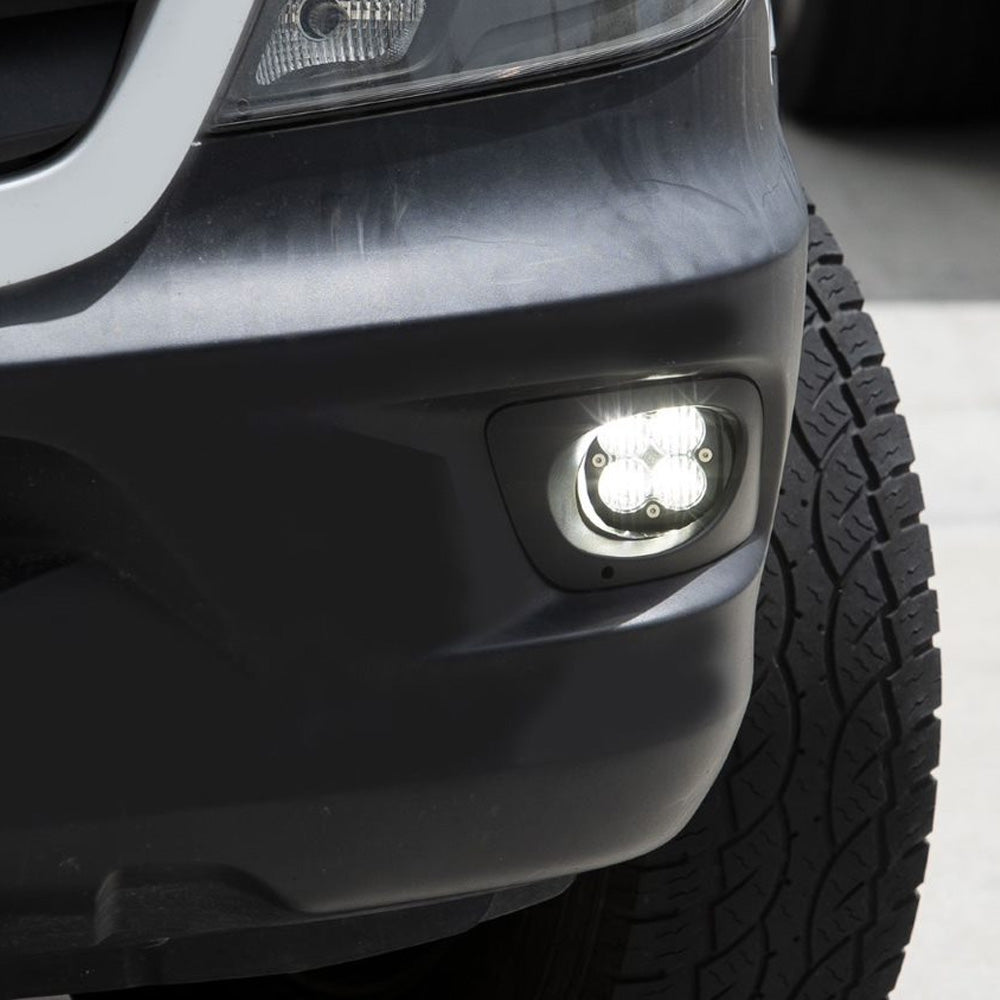 Squadron Pro Fog Pocket Kit 19-24 Sprinter 1500/2500/3500 (Wide Cornering; Baja Amber)