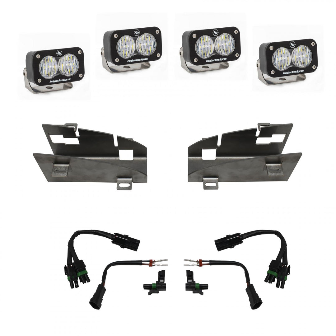 Dodge Ram Rebel/TRX (19-On) Dual S2 Fog Pocket Kit Baja Designs 448024