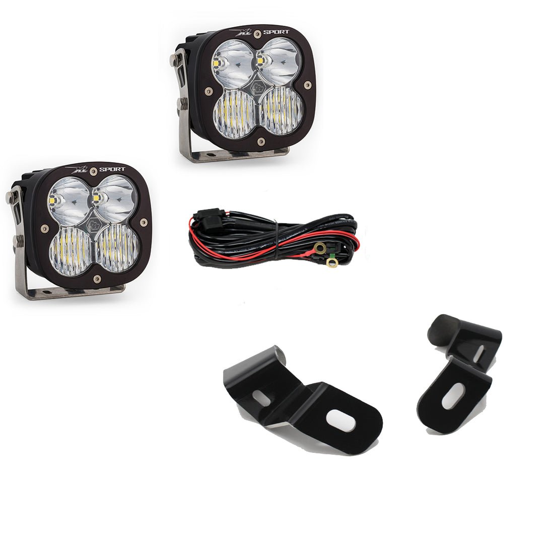 Dodge Ram LED Light Pods For Ram 2500/3500 19-On A-Pillar Kits XL Sport Driving Combo Baja Designs 448036