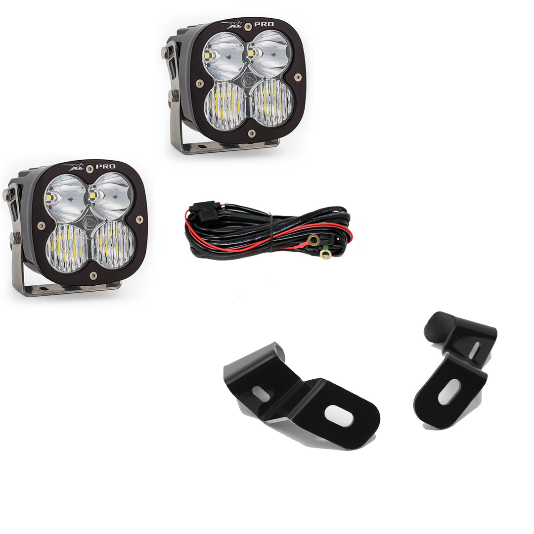 Dodge Ram LED Light Pods For Ram 2500/3500 19-On A-Pillar Kits XL Pro Driving Combo Baja Designs 448037
