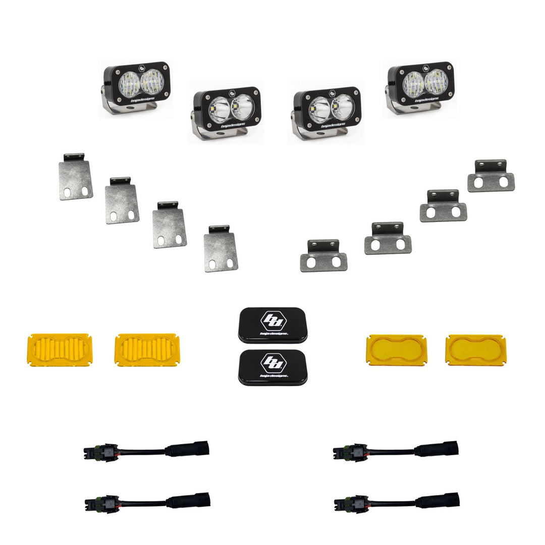 S2 Pro Fog Pocket Kit Fits 21-On Ford Raptor Baja Designs 448053