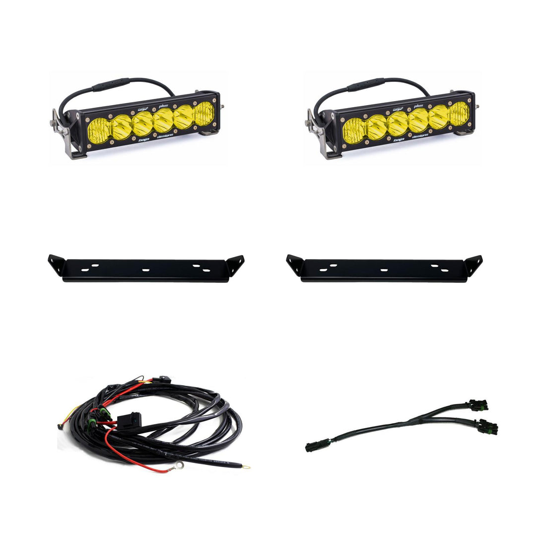 10 Inch Onx6 D/C Baja Amber Behind Grill Kit fits 21-On Ford Raptor 448064