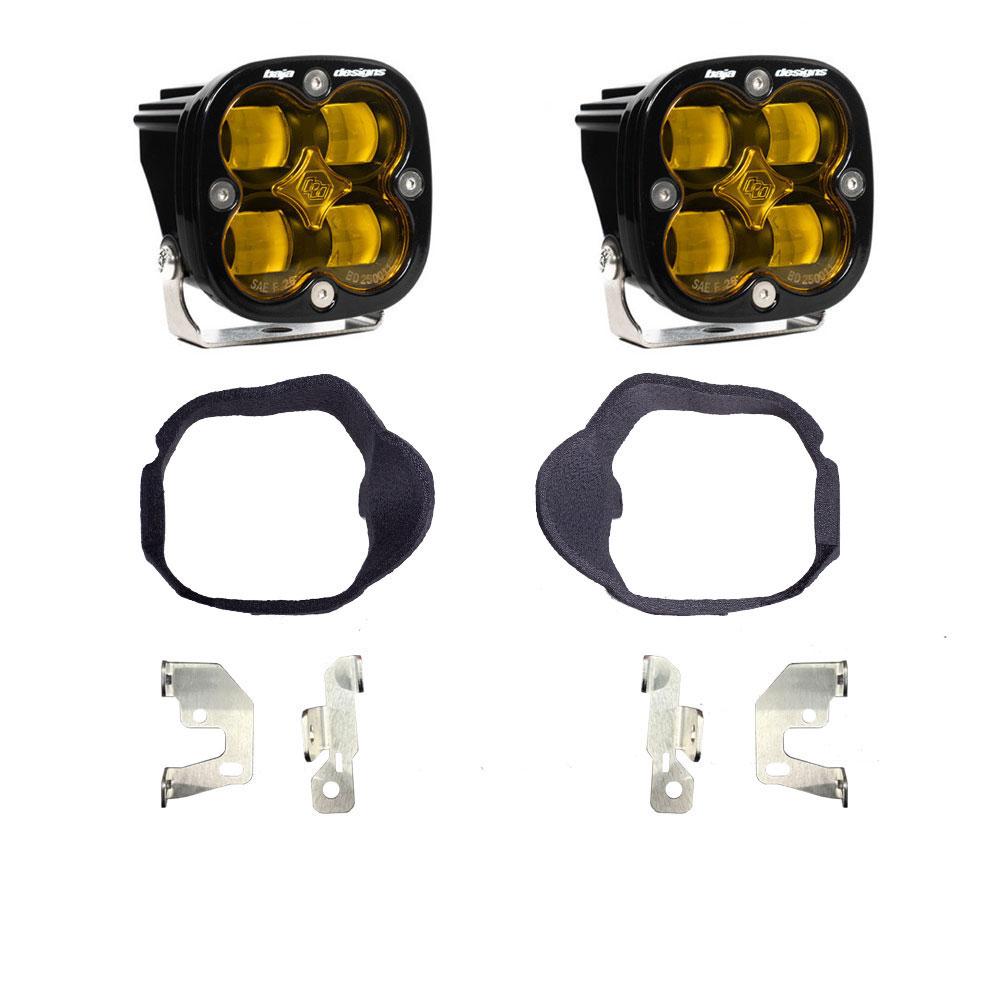 Mercedes Squadron SAE Fog Pocket Light Kit For Mercedes 2014-2018 Sprinter Van (Baja Amber) 448132