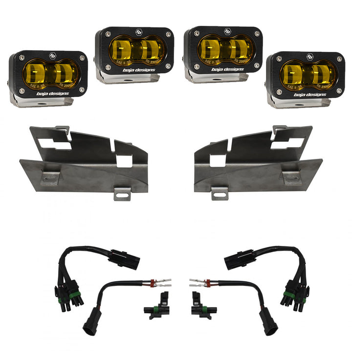Dodge Ram Rebel/TRX (19-Present) Dual S2 SAE Baja Amber FPK 448169