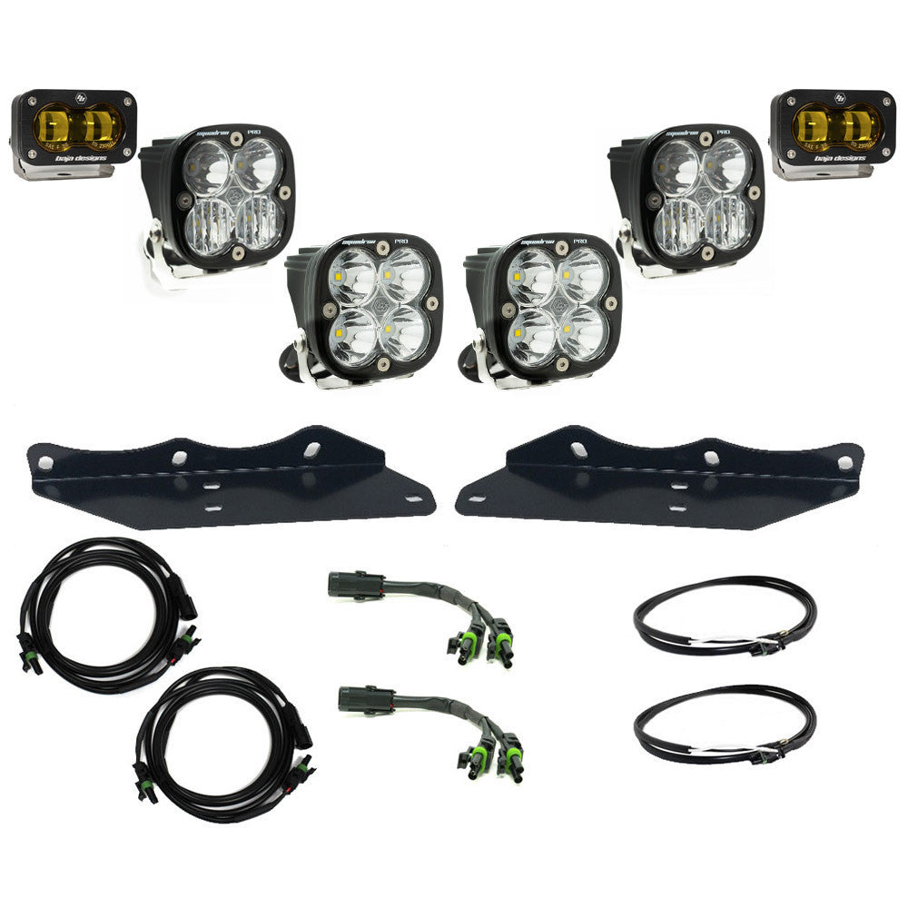 Ford Raptor (17-20) Fog Pocket Kit S2 SAE Baja Amber Pro Baja Designs 448177