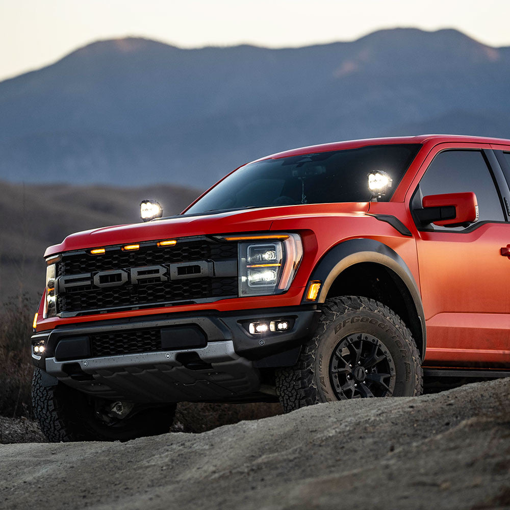 S2 SAE/S2 Clear Pro Fog Pocket Kit Fits 21-On Ford Raptor