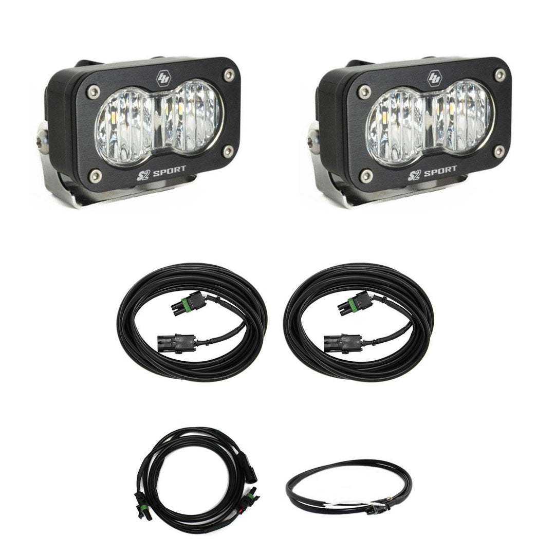 S2 Sport W/C Reverse Kit w/ Upfitter Wide Cornering Clear Upfitter Wiring 448209UP