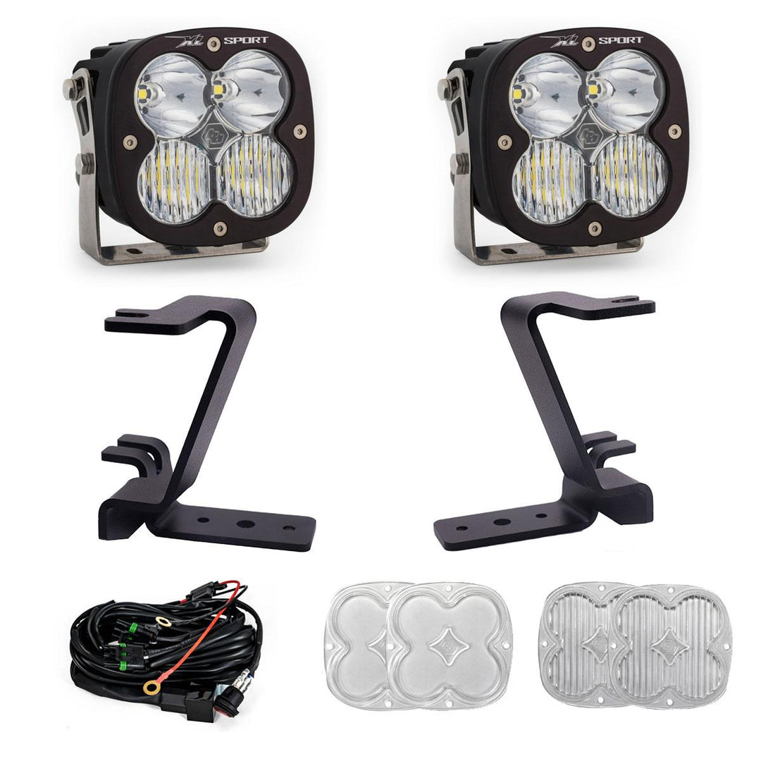 XL Sport A-Pillar Kit 2023-On Ford F-250/350 Super Duty Driving/Combo Clear Toggle Wiring 448210