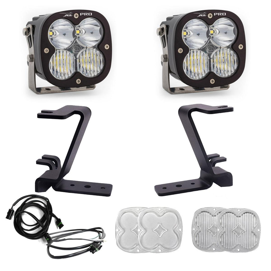 XL Pro A-Pillar Kit 2023-On Ford F-250/350 Super Duty Driving/Combo Clear Upfitter Wiring 448211UP