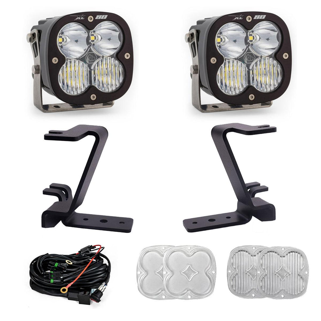 XL80 A-Pillar Kit 2023-On Ford F-250/350 Super Duty Driving/Combo Clear Toggle Wiring 448212