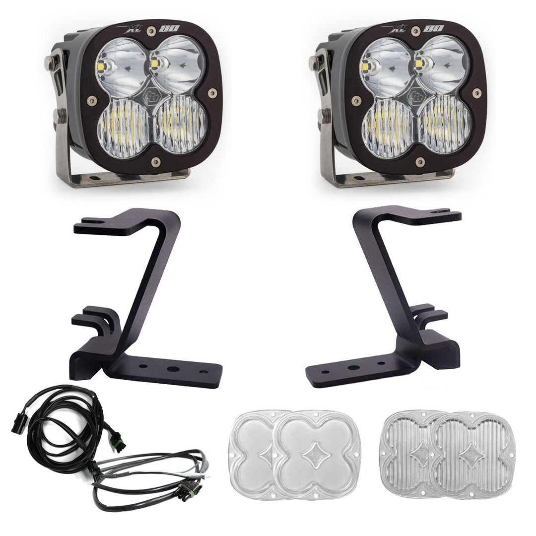 XL80 A-Pillar Kit 23-On Ford F-250/350 Super Duty Driving/Combo Clear Upfitter Wiring 448212UP