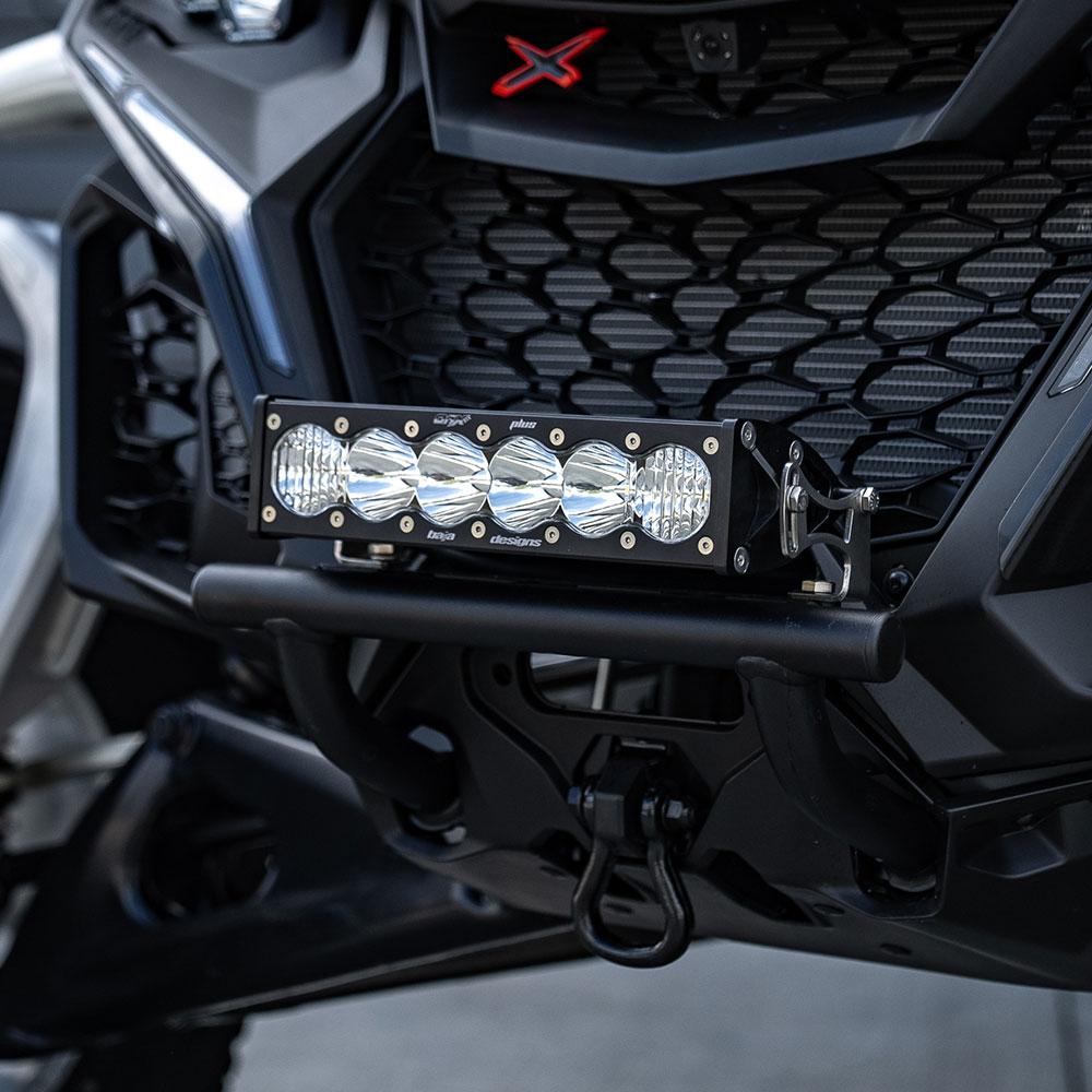 Can-Am Maverick R 10 inch OnX6+ Push Bar Bumper Kit Baja Designs 448222