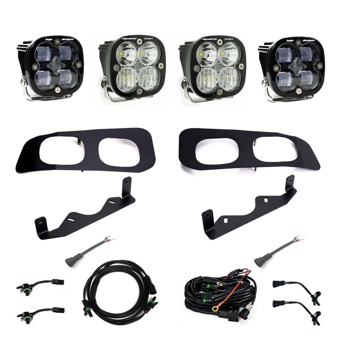 Squadron SAE/Sport Fog Pocket Kit 23-On Ford F-250/350 Super Duty SAE Fog Clear Toggle Wiring 448225