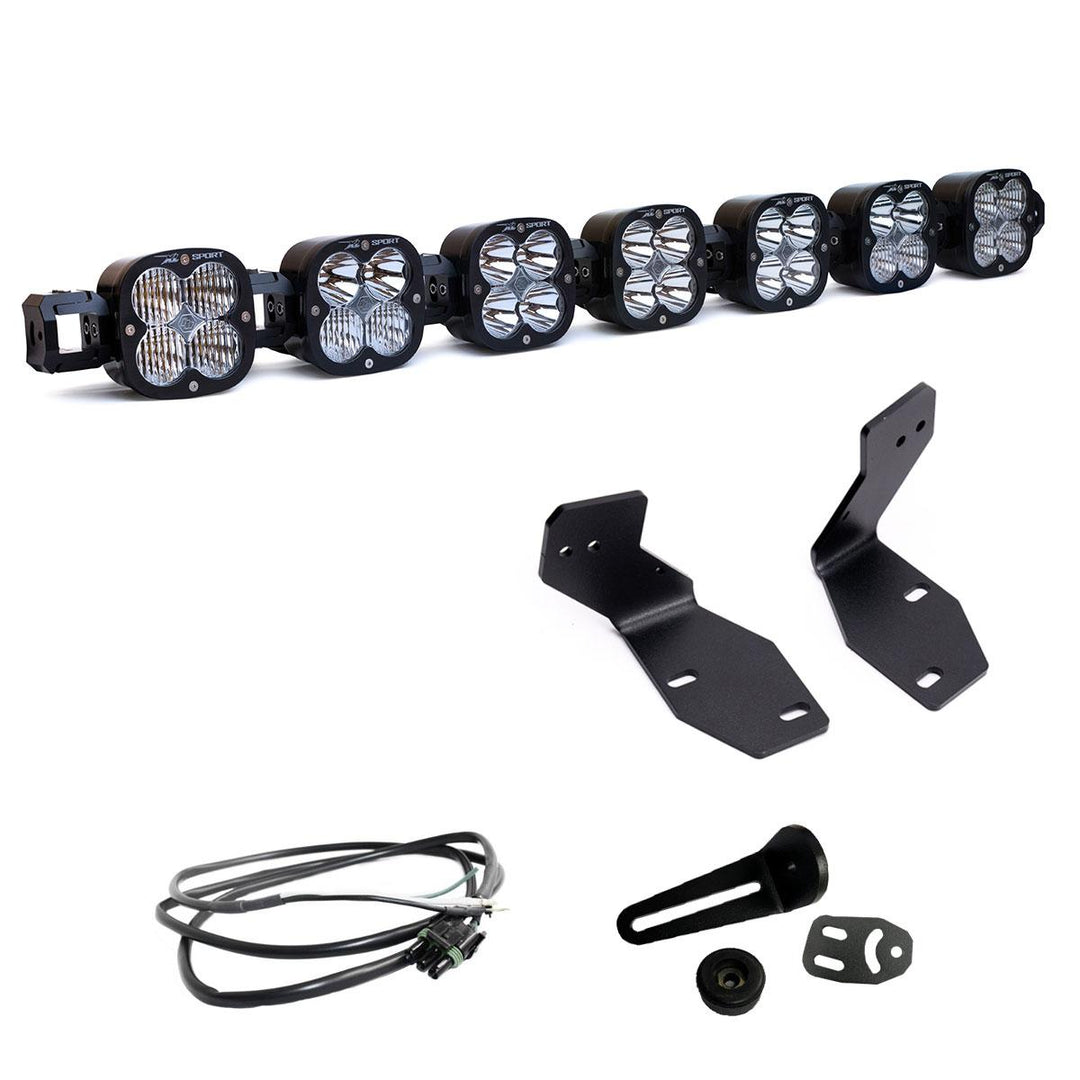 7XL Linkable Bumper Light Kit 2023-On Ford F-250/350 Super Duty Light Pattern: Multi-Pattern Clear Upfitter 448229UP