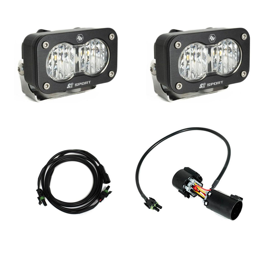 S2 Sport W/C Reverse Kit Plug-N-Play Wide Cornering Clear Plug-n-Play Wiring 448231
