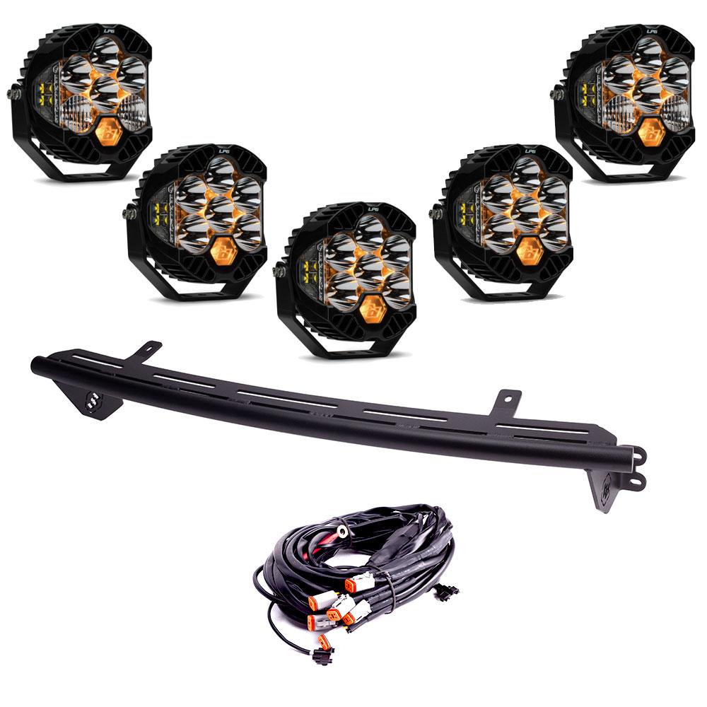 Ford Super Duty 23-On LP6 Bull Bar Light Kits Kit w/ Upfitter Baja Designs 448233UP