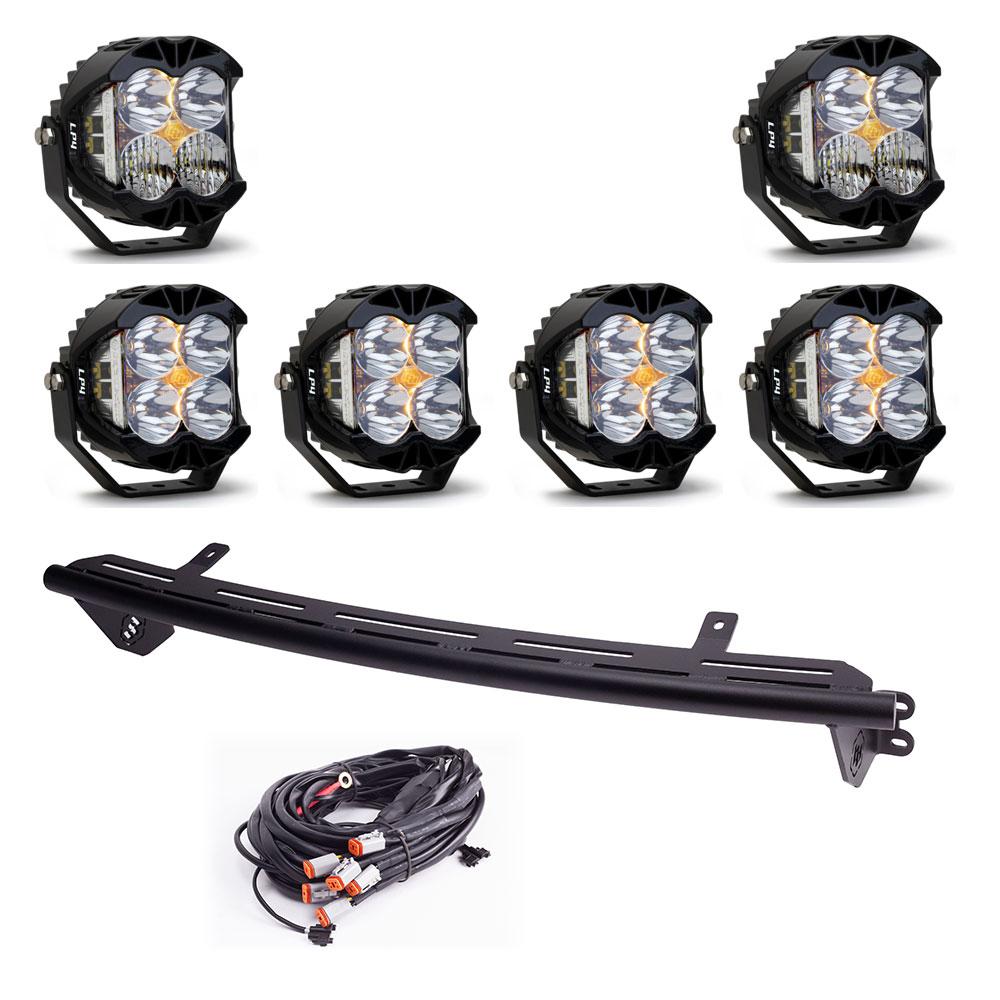 Ford Super Duty 23-On LP4 Bull Bar Light Kits Kit w/ Upfitter Baja Designs 448234UP