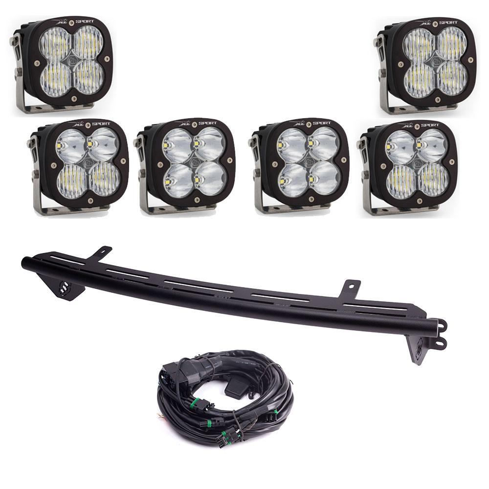 Ford Super Duty 23-On XL Sport Bull Bar Light Kits Kit w/ Upfitter Baja Designs 448235UP