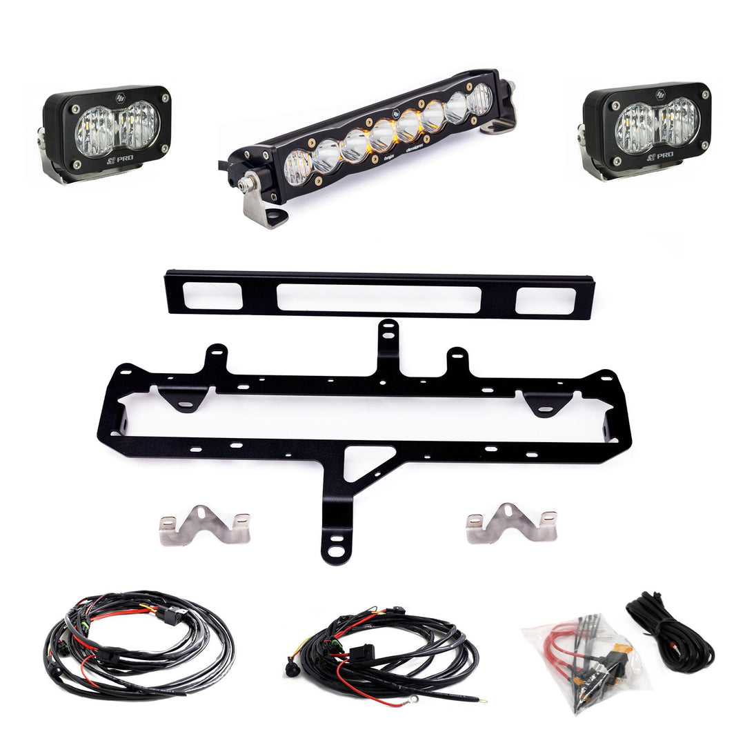 S8 10-inch/S2 Pro Grille Light Kit 2024-On Toyota Tacoma TRD Pro Clear