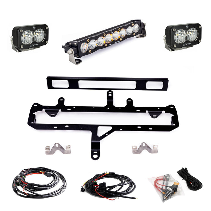 S8 10-inch/S2 Pro Grille Light Kit 2024-On Toyota Tacoma TRD Pro Clear