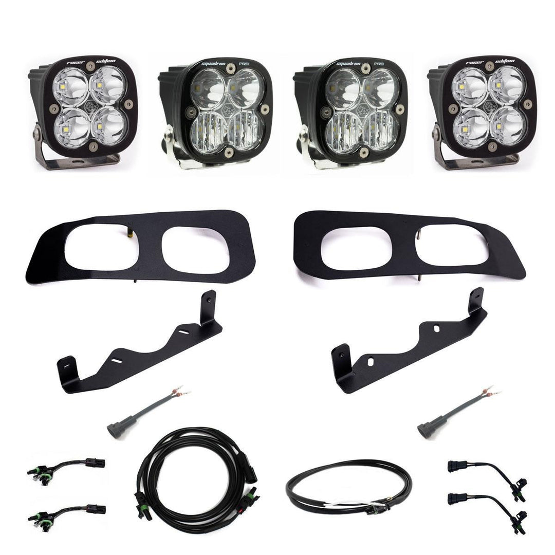 Ford Super Duty 2023-On  Dual Unlimited Fog Pocket Upfitter Kit Baja Designs 448255UP