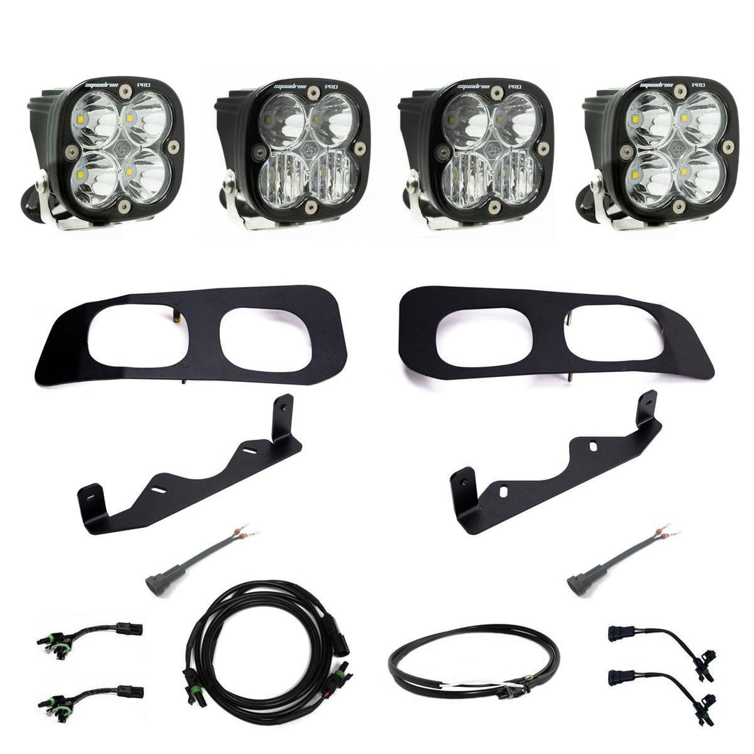 Ford Super Duty 2023-On  Dual Pro Fog Pocket Upfitter Kit Baja Designs 448256UP