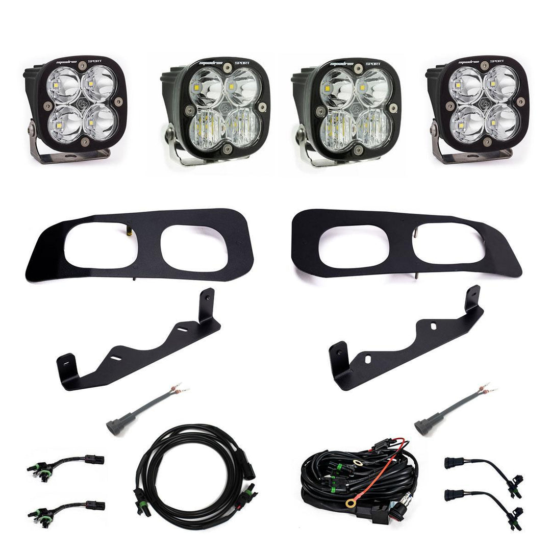 Ford Super Duty 2023-On  Dual Sportsmen Fog Pocket Kit Baja Designs 448257