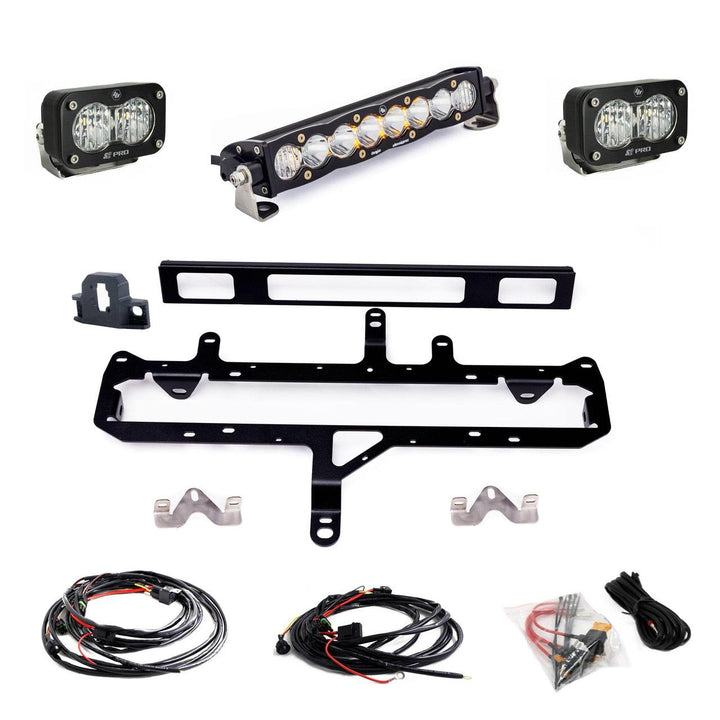 Toyota S8 10 inch Light Bar S2 Pro Grille Conversion Light Kit 2024-On Toyota Tacoma Clear 448262