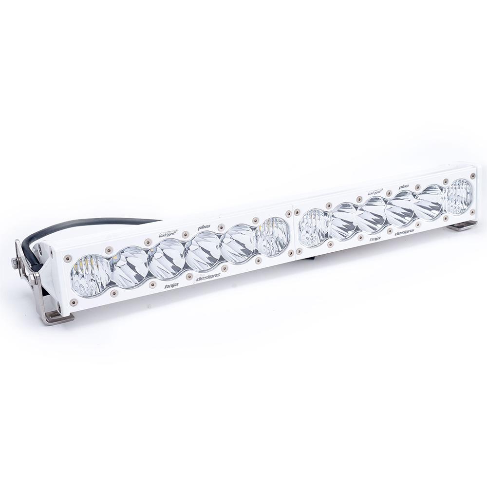 OnX6+ White Straight LED Light Bar (20 Inch; Driving/Combo; Clear) Baja Designs 452003WT