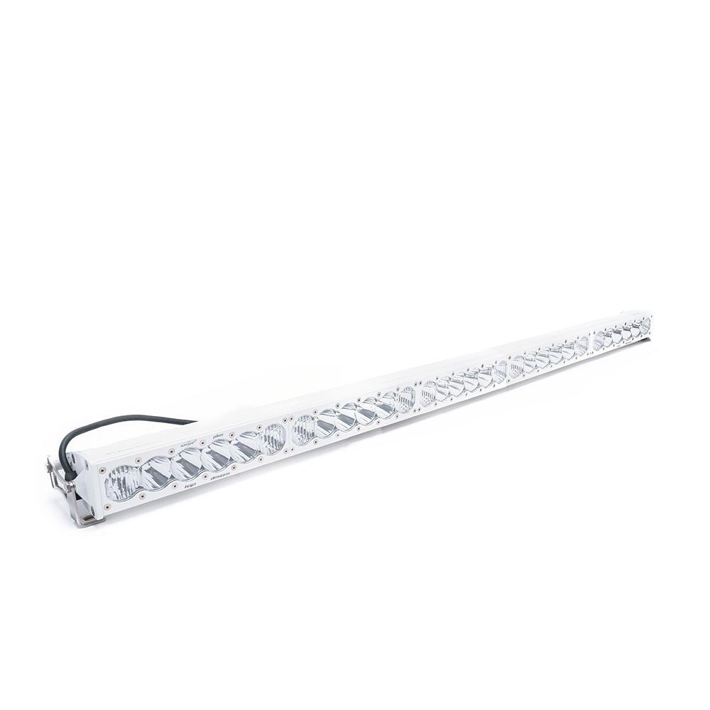 OnX6+ White Straight LED Light Bar (50 Inch; Driving/Combo; Clear) Baja Designs 455003WT